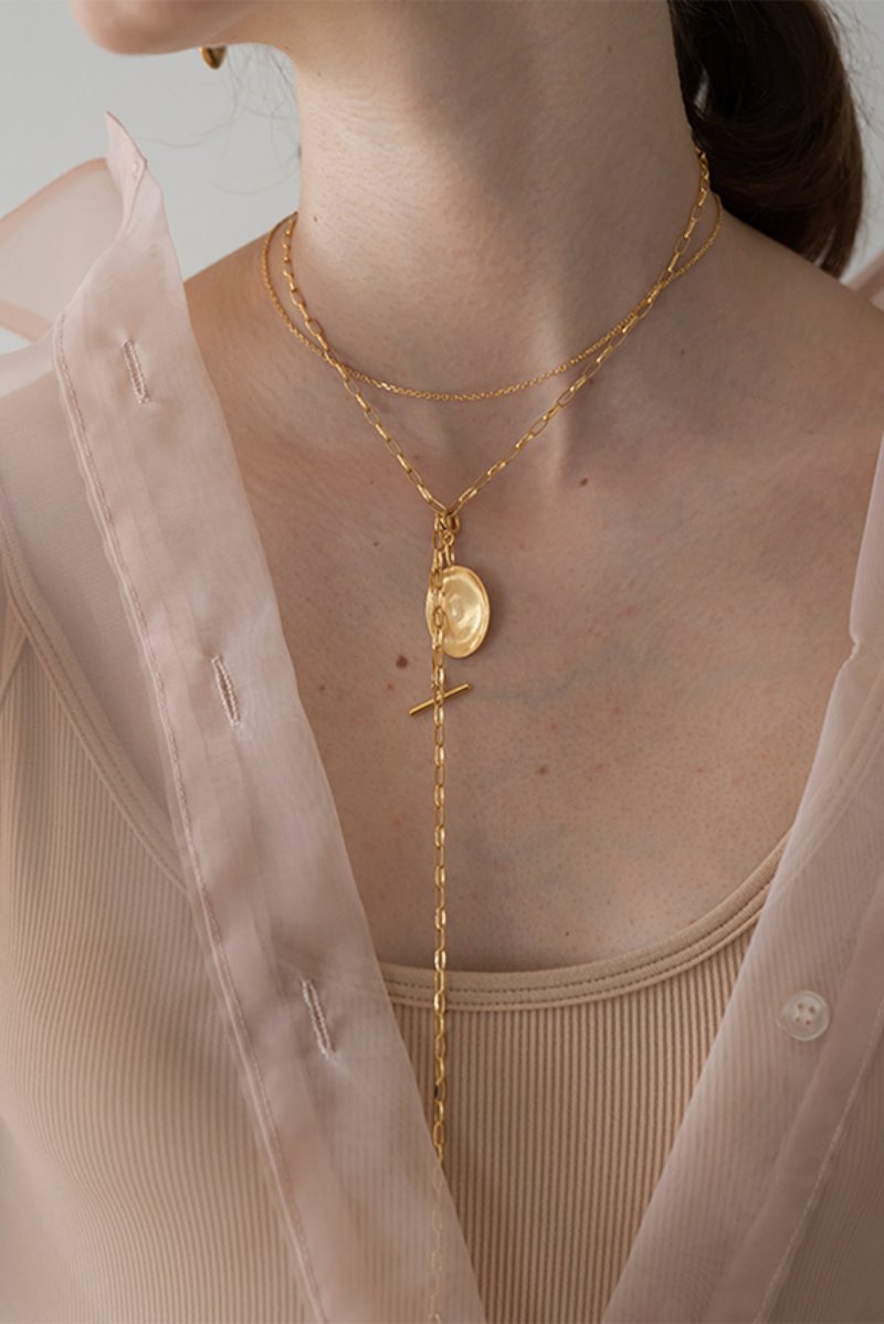 &#039;004 COLLECTION&#039; VARIABLE CHAIN NECKLACE (일시품절- 이태리체인 수입지연)